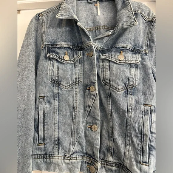 Free People Rumors Denim Jacket - M - Picture 6 of 7